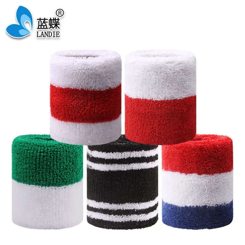 Sports Cotton Sweatband Wrist Band Sweat Band Wristband