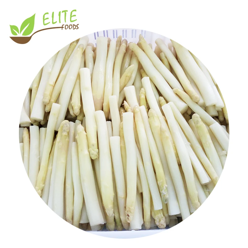 Frozen White Asparagus Organic IQF White Asparagus Cuts with good price