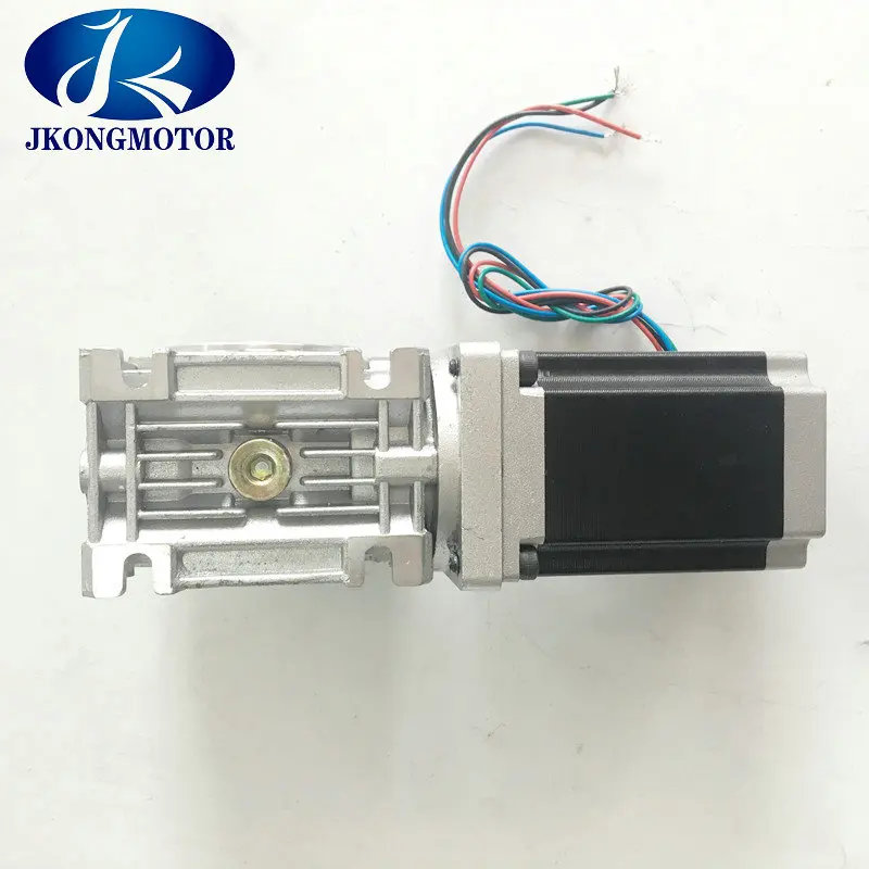 Stepper motor worm gear / stepping motor nema23 1.2N.m with gearbox ratio from 1:5 to 1: 80