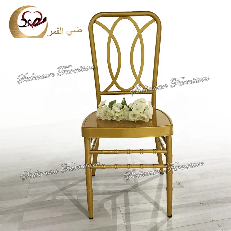 Hotel event furniture sets metal aluminium banquet chiavari chairs for wedding