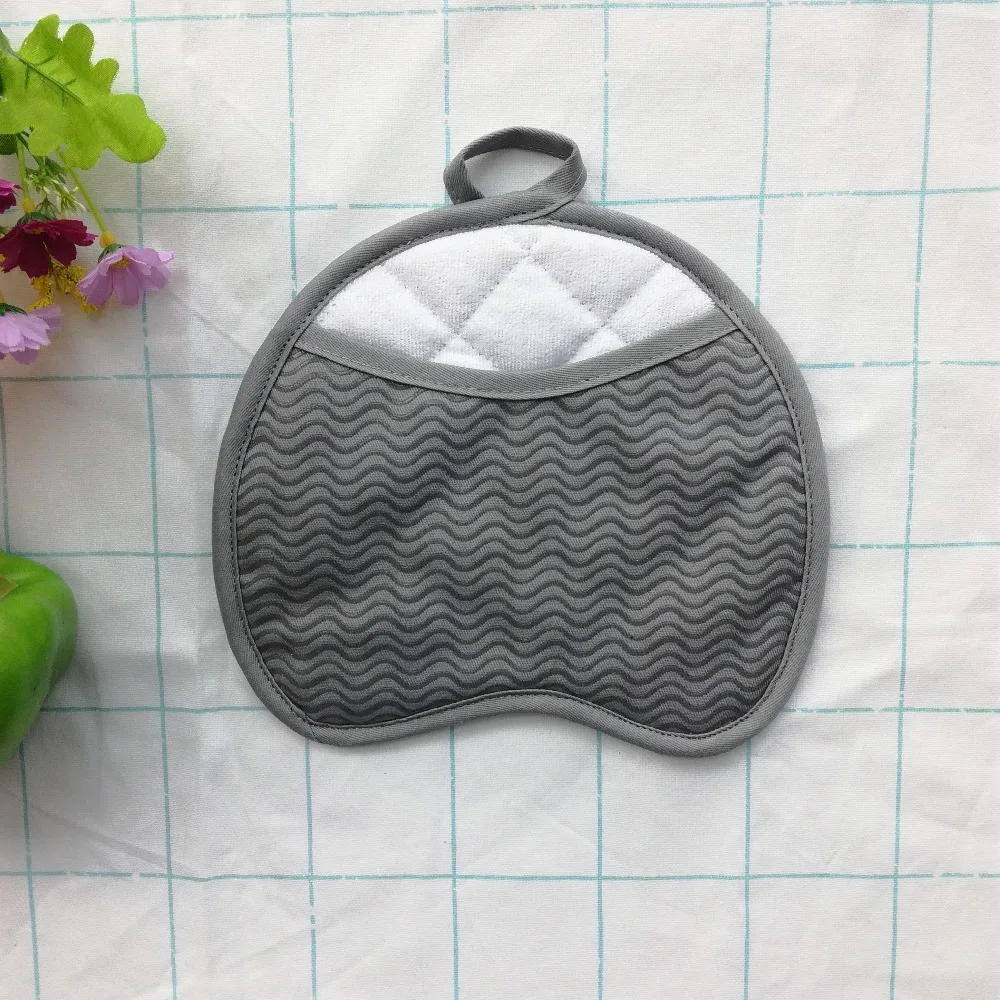 silicone oven mitt neoprene pot holder cotton magnetic pot mitt kitchen set