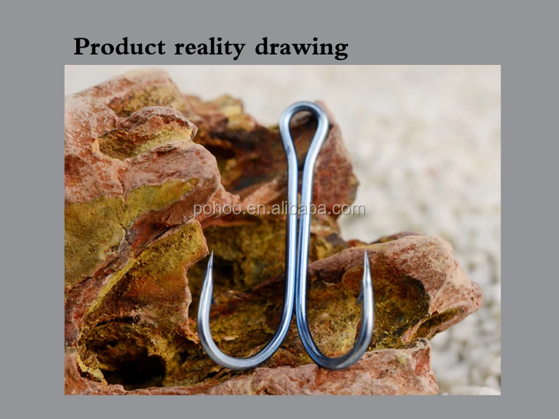 Высококачественный рыболовный двойной крючок, оптовая продажа с завода, рыболовный крючок