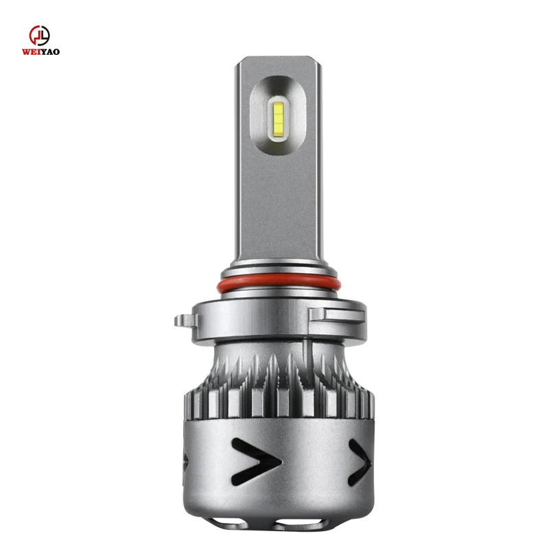 Weiyao лучшие продажи Amazon новый элемент Авто светодиодные фары 6000 К охладитель водить автомобиль Frontlight