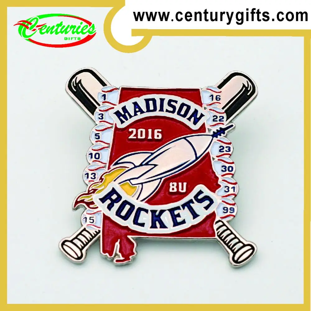 
Baseball Series Hard Enamel Pin Custom,Oem Irregular Shape Cheap Enamel Pins Metal 