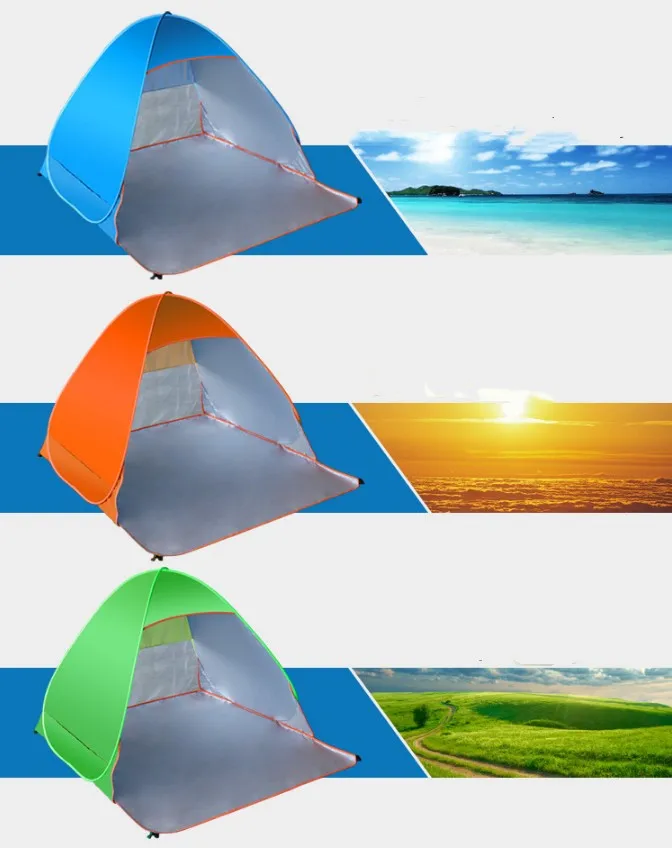 Niceway leisure style camping tent water proof lightweight  beach folding bed camping tent