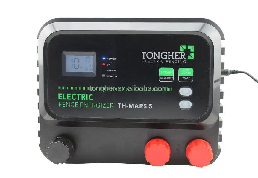 New Electric fence Energizers high voltage shock with GSM Anti- Robber/intruders