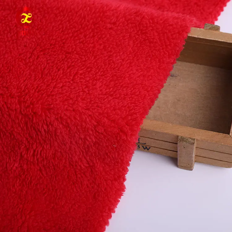 Wholesale china polyester fleece manufacture sherpa fabric for blanket