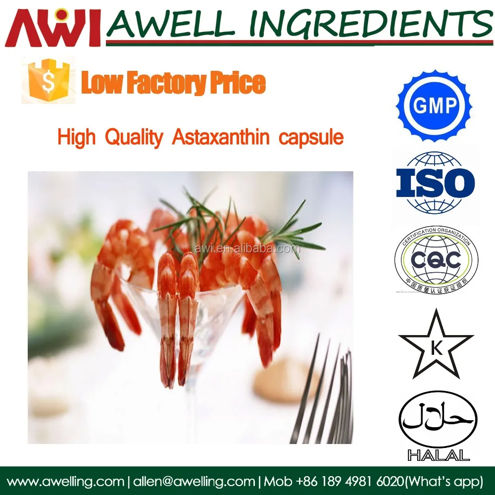 Pure Natural Astaxanthin Powder Natural Bulk Astaxanthin 3%