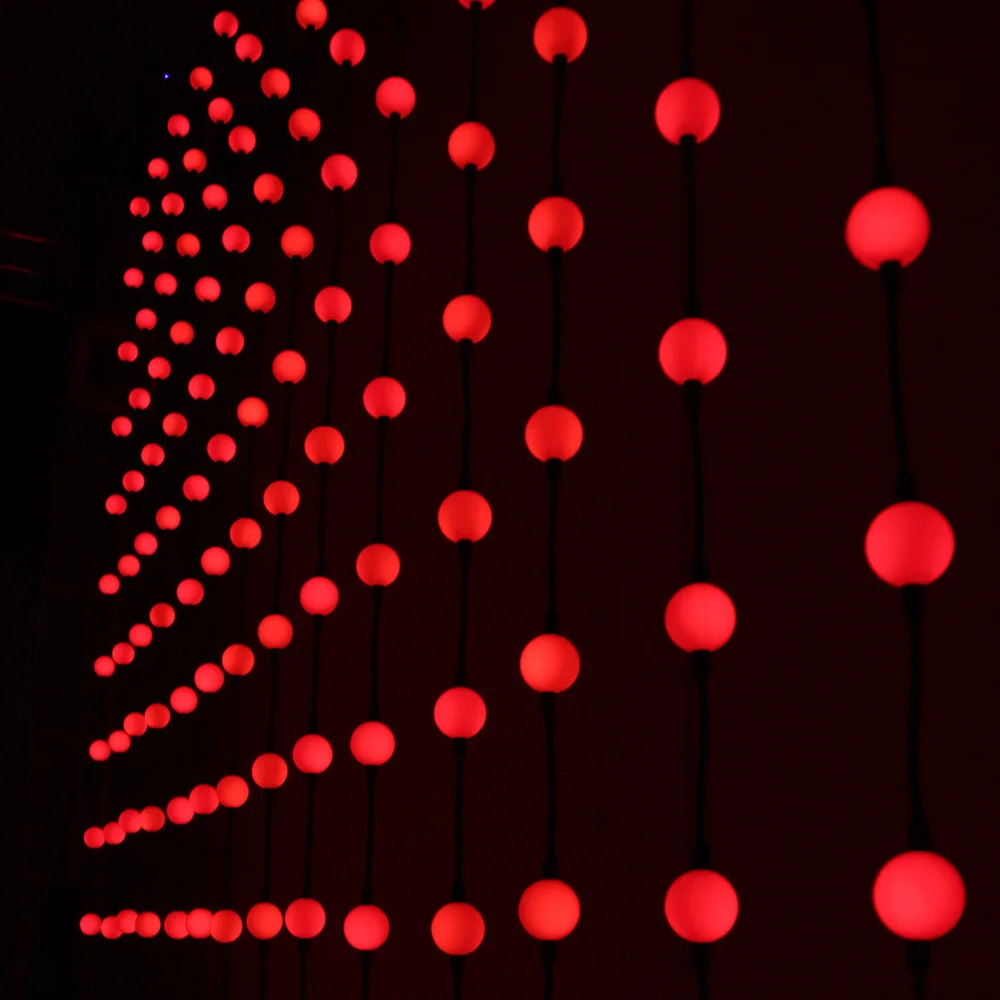 DMX Led 3D Ball String Led Ball Light Outdoor 3D Led Cube