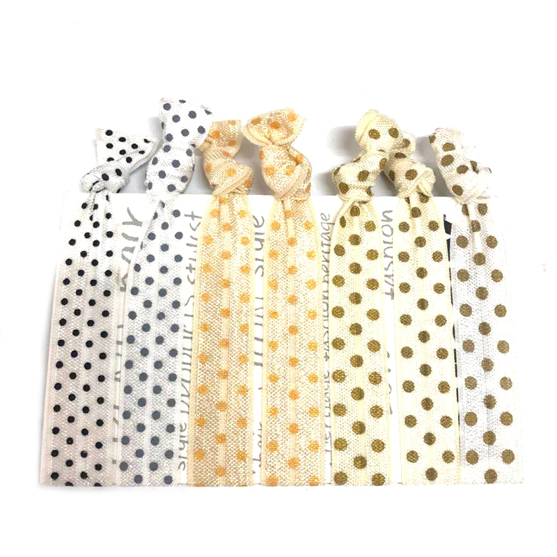 Accessories Hair Band Cords 1.5mm Bracelet Hair Ties Polka Dot Elastic Cords Ribbon