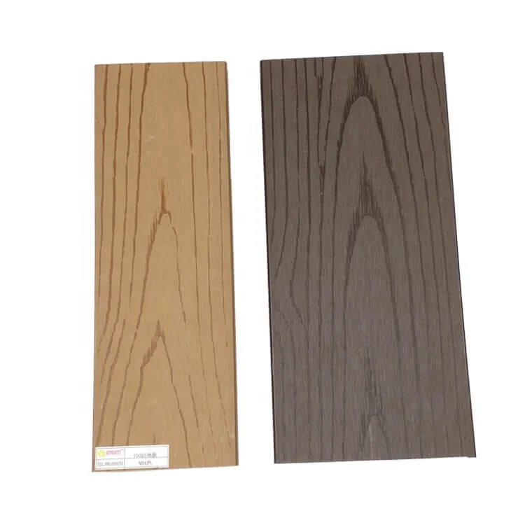No Warping No Cracking Co - extrusion Wood Plastic Hollow WPC Decking
