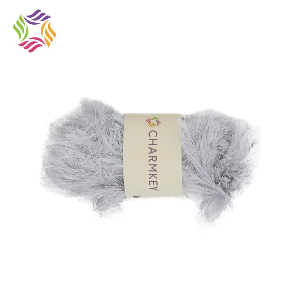 Classical gray hairy knitting yarn for scarf/sweater/craft