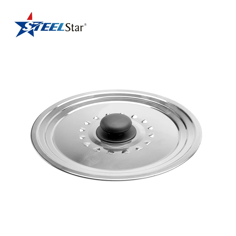Multi size new design stainless steel 430 universal pot lids