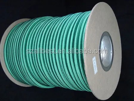 3mm green bungee string/bungee cord/elastic string