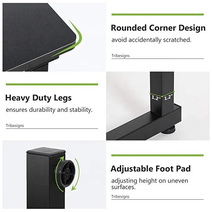 Modern L-Shaped Desk with Bookshelf Home Workstation Desk Long Corner Game Table Monitor Stand Modern Wooden Computer Table