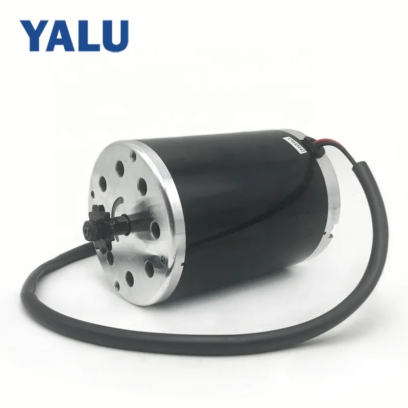 YALU MY1020 1000W 36V 48V High Speed Reverse Electric Bicycle Scooter DC Motor for DIY Tricycle Middle Mountain Bike