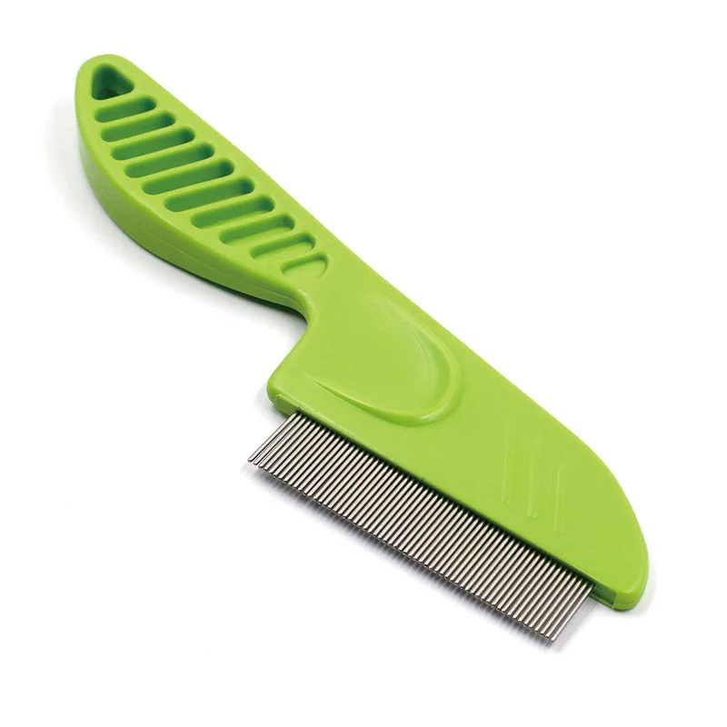 Pet Products Hair Grooming Stainless Steel Flea Lice Comb For Small Dogs And Cats