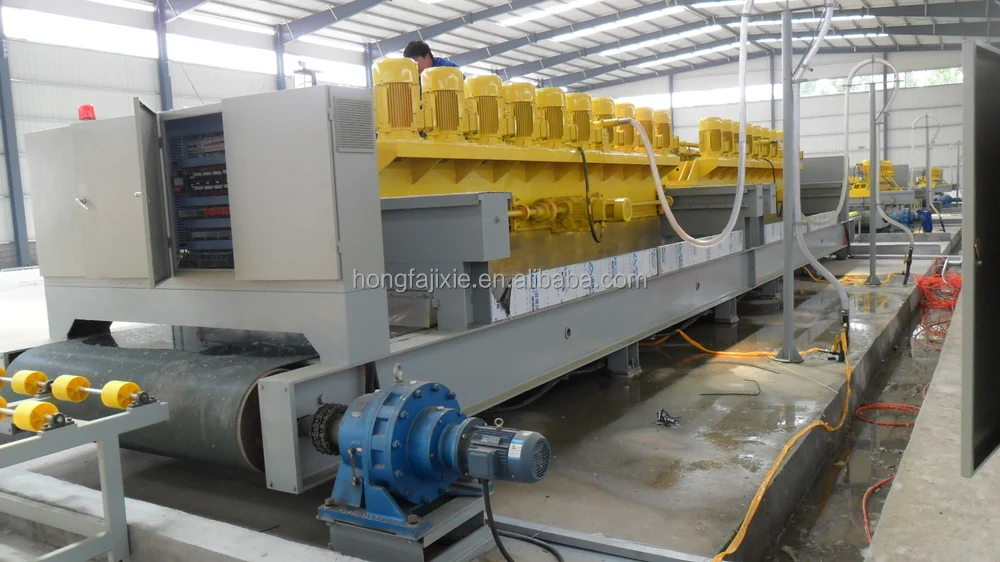 high capacity continuous automatic artificial quartz stone polishing machine, quart stone grinding machine