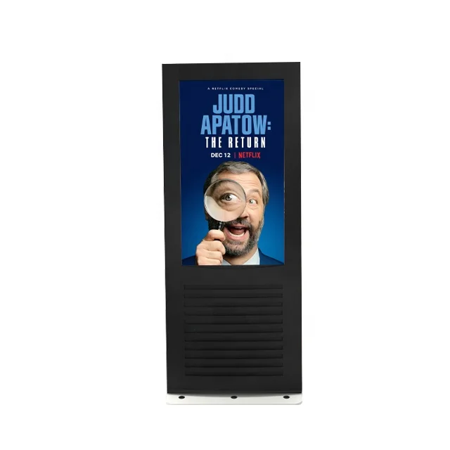 18.5 inch Indoor elevator advertising super thin stand alone video display elevator advertising screen