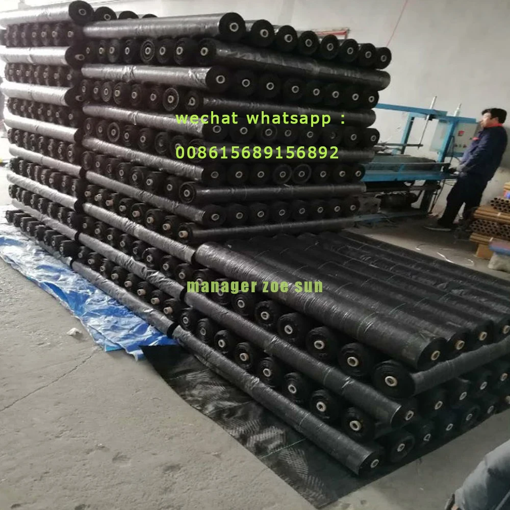 Plant protector weed mat, PP Woven Fabric Gardening Landscape,weed control mat geotextile fabric