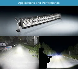CE NO screw lights 20inch 12V 24Volt LED Bar Offroad 4x4 Truck led light car
