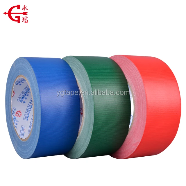 Red Blue Green Super Matt Surface Cloth Tape Cotton Gaffer Tape