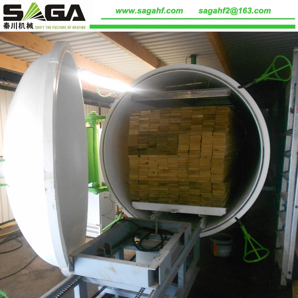 Log Sawmill High Frequency Vacuum Dryer For Wood HFVD100-SA