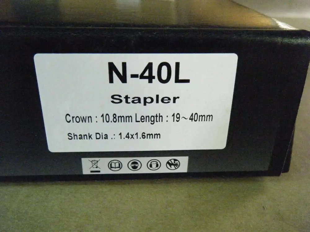 N-40L, 16GA, 11.1MM CROWN, LIGHT DUTY SENCO N STAPLE PNEUMATIC STAPLER