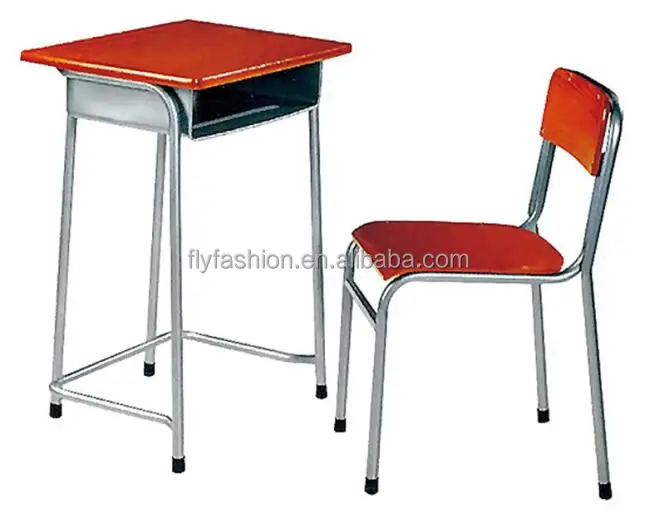 
School tables and chairs,Fixed Single Student Desk&Chair,School Furniture SF-79S 