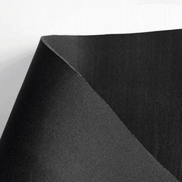 Хорошее качество черный неопреновый каучук ткань коврик