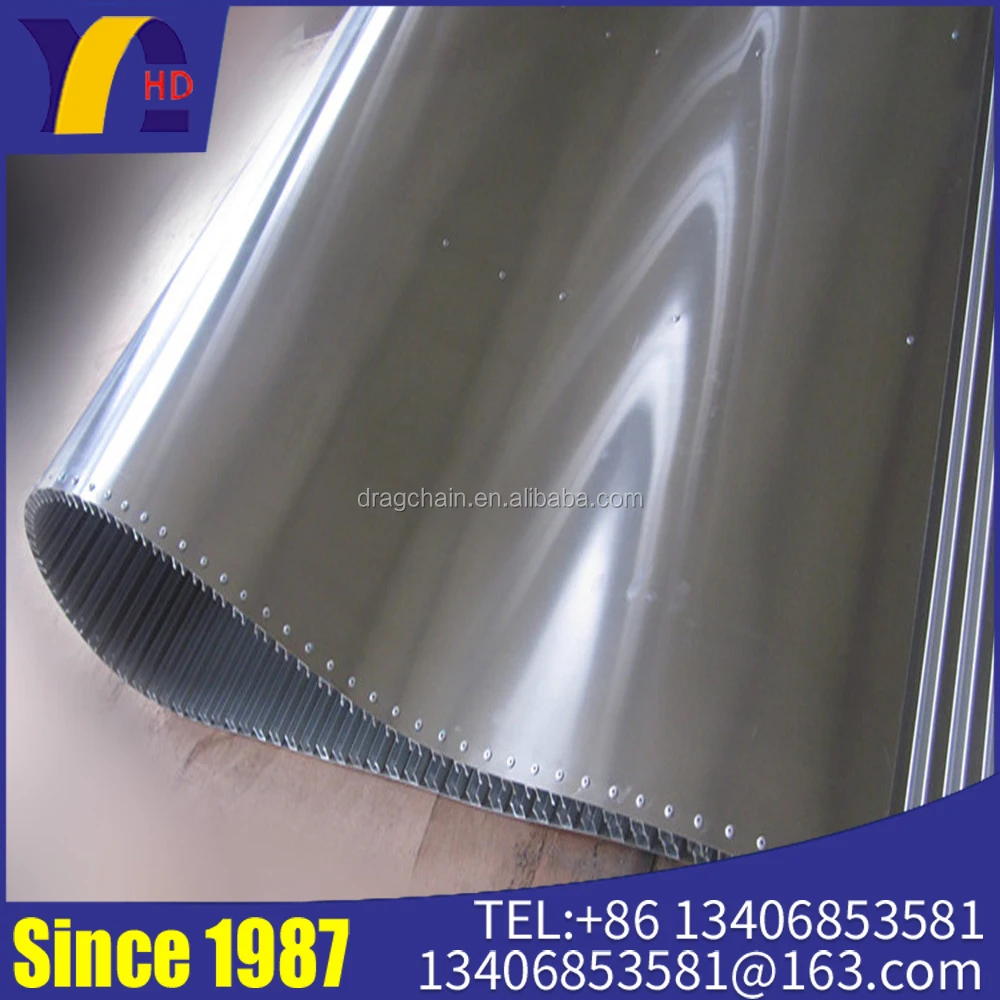rolling curtain shield steel machine shield cover guide cnc