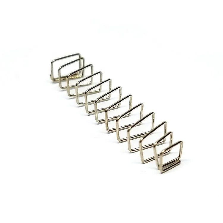 Sandingsheng customized high quality different shape coiled rectangular wire compression spring