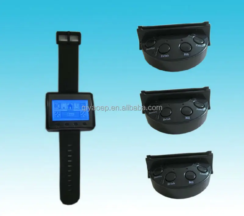 
Profitable wireless call bell system with wrist watch pager 