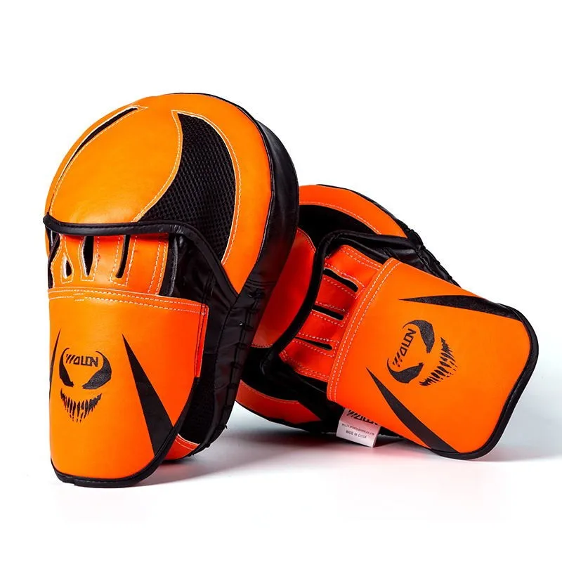 yellow Boxing Strike Curved Arm Pad Focus  Punch Shield