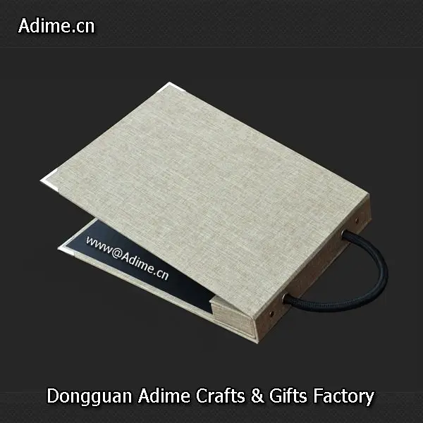 Cardboard Paper Fabric linen Sample Book Swatches Blind Sample Book