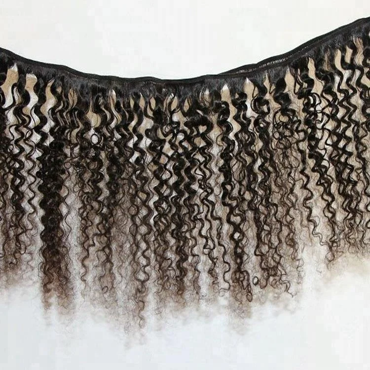 YuXi wholesale 4B-4C/3B- 3C/3C-4A raw vrigin malaysian afro kinky curl sew in hair weave with12/14/16/18/20inch On Stock