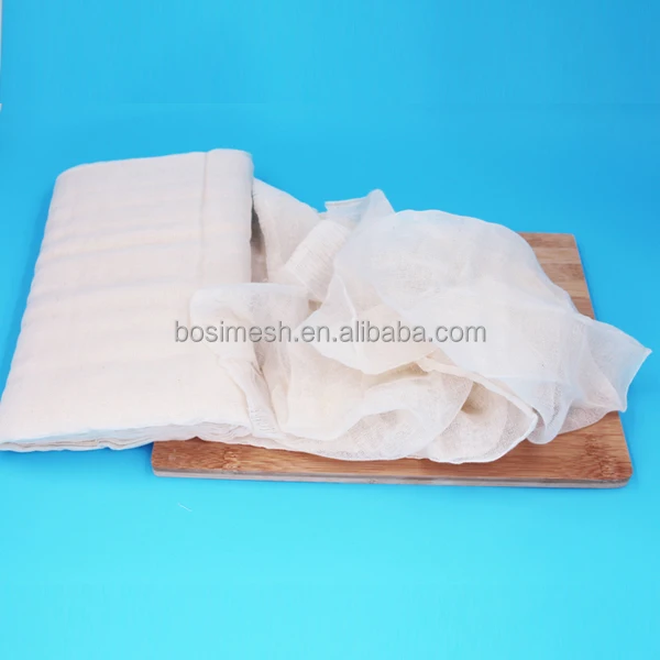 BOSI Reusable 100% Unbleached Cotton Fabric Cheesecloth