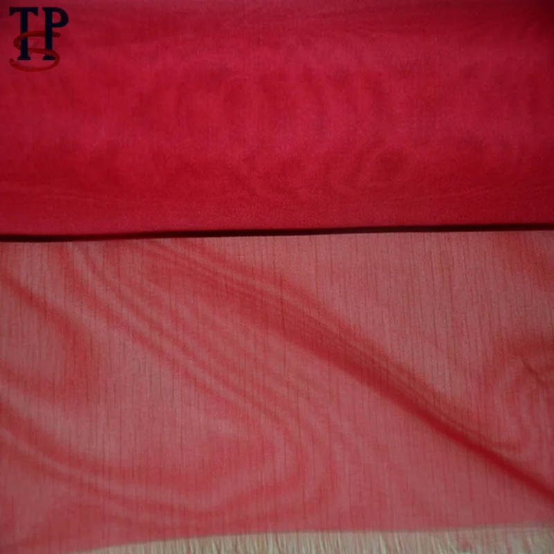 
solid plain dyed 100% pure silk organza voile gauze fabric 