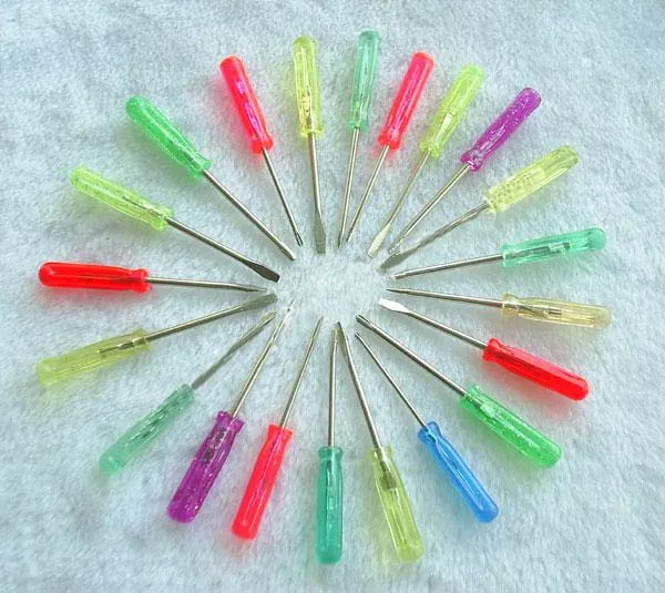 
 Мини-отвертка с пластиковой ручкой  