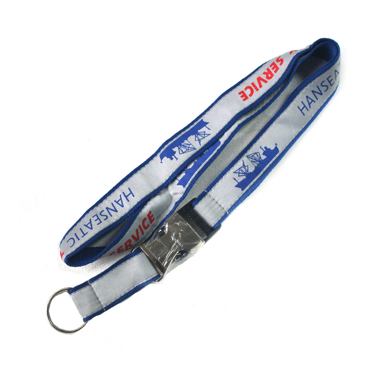 
Quality assurance fashion popular custom airbus lanyard strap keychain 