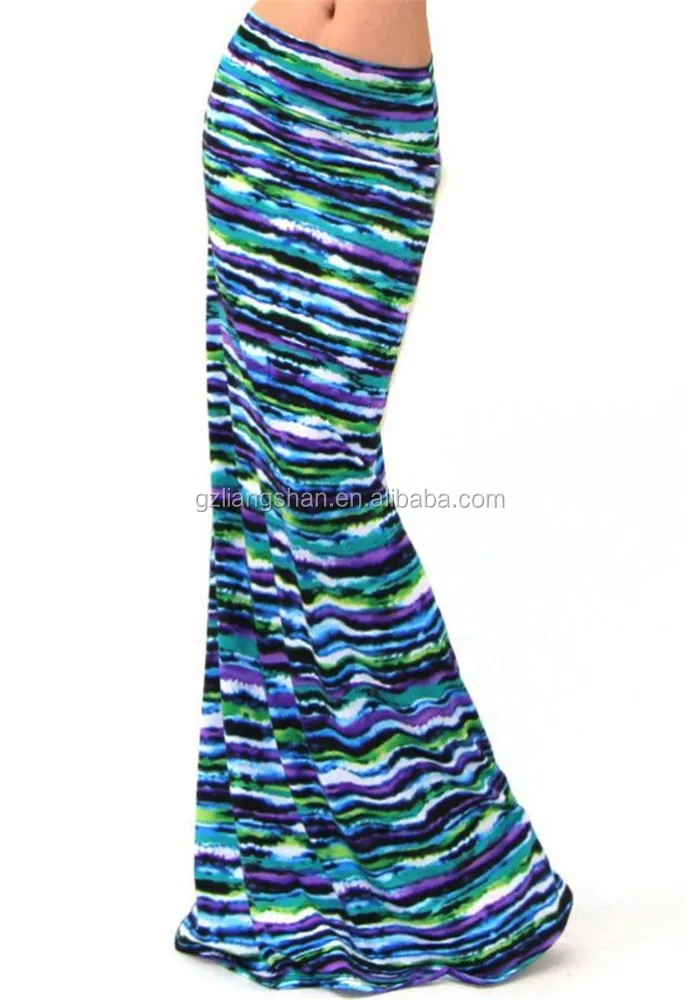 Latest skirt design pictures long skirt models long maxi skirt made in china