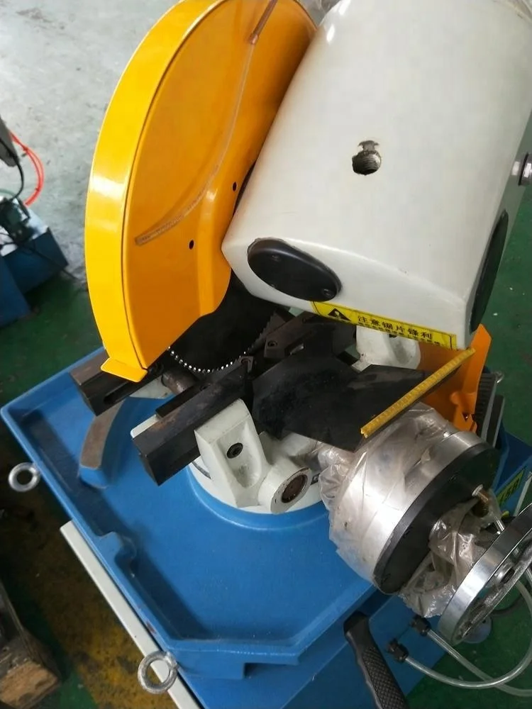 Fabrication cut-off round heavy duty bench ss ms pneumatic pipe cutting machines