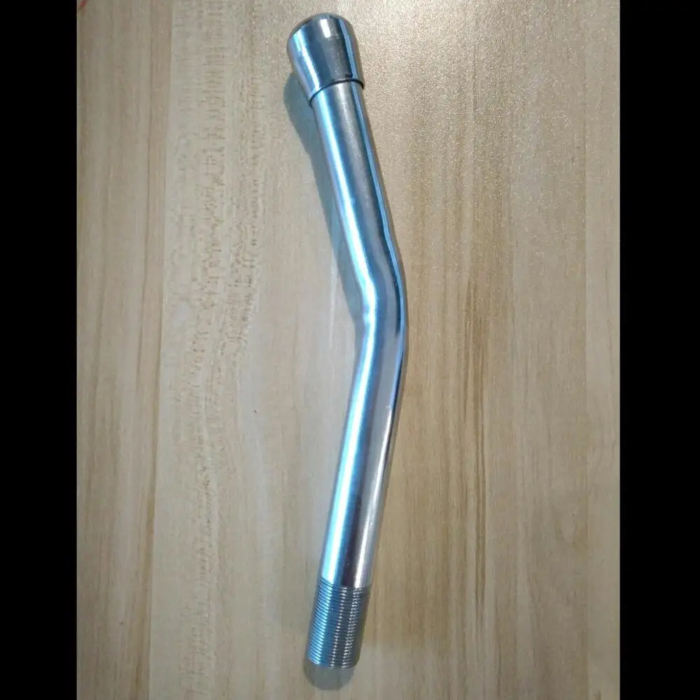 curved stainless steel veterinary feeding needle for big animal Drenching Cannula