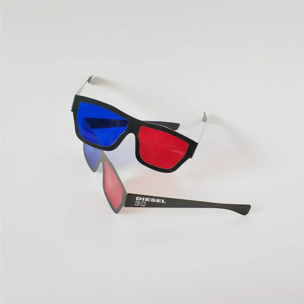 Customized Design and Shape Paper 3D Glasses