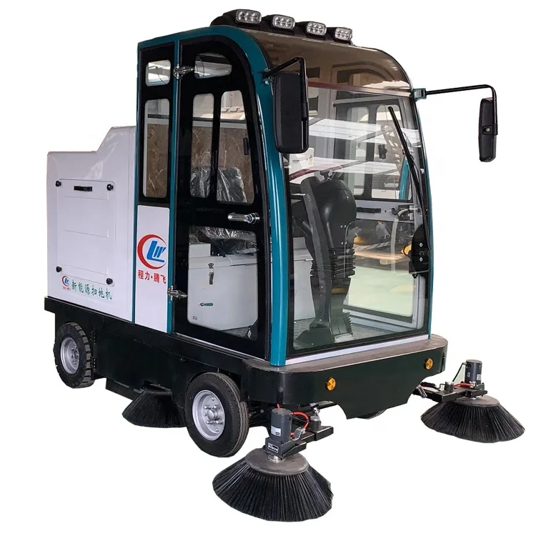 Indoor/Outdoor electric road sweeper machine