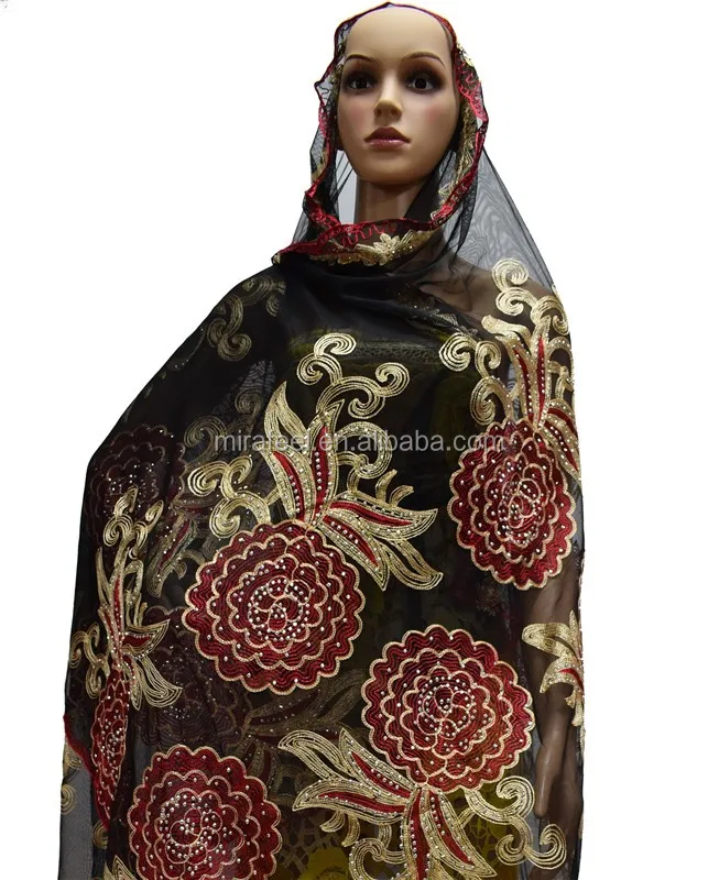 Best quality colorful fashion polyester sego headtie or muslim scarf for women HT01-10