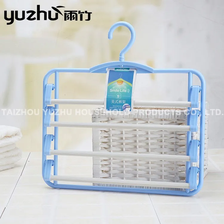 Лучшие продажи прочный с использованием пластиковых брюки вешалки