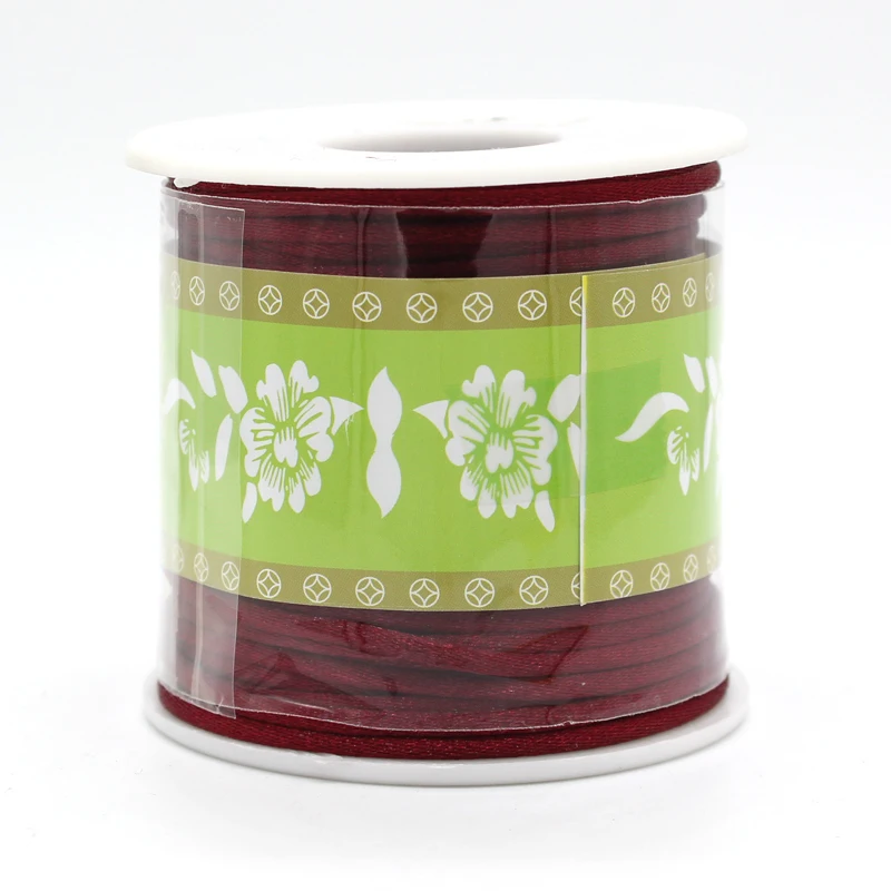 Colorful Comfortable Stitched Accessories Rainbow Twist Chinlon Cords