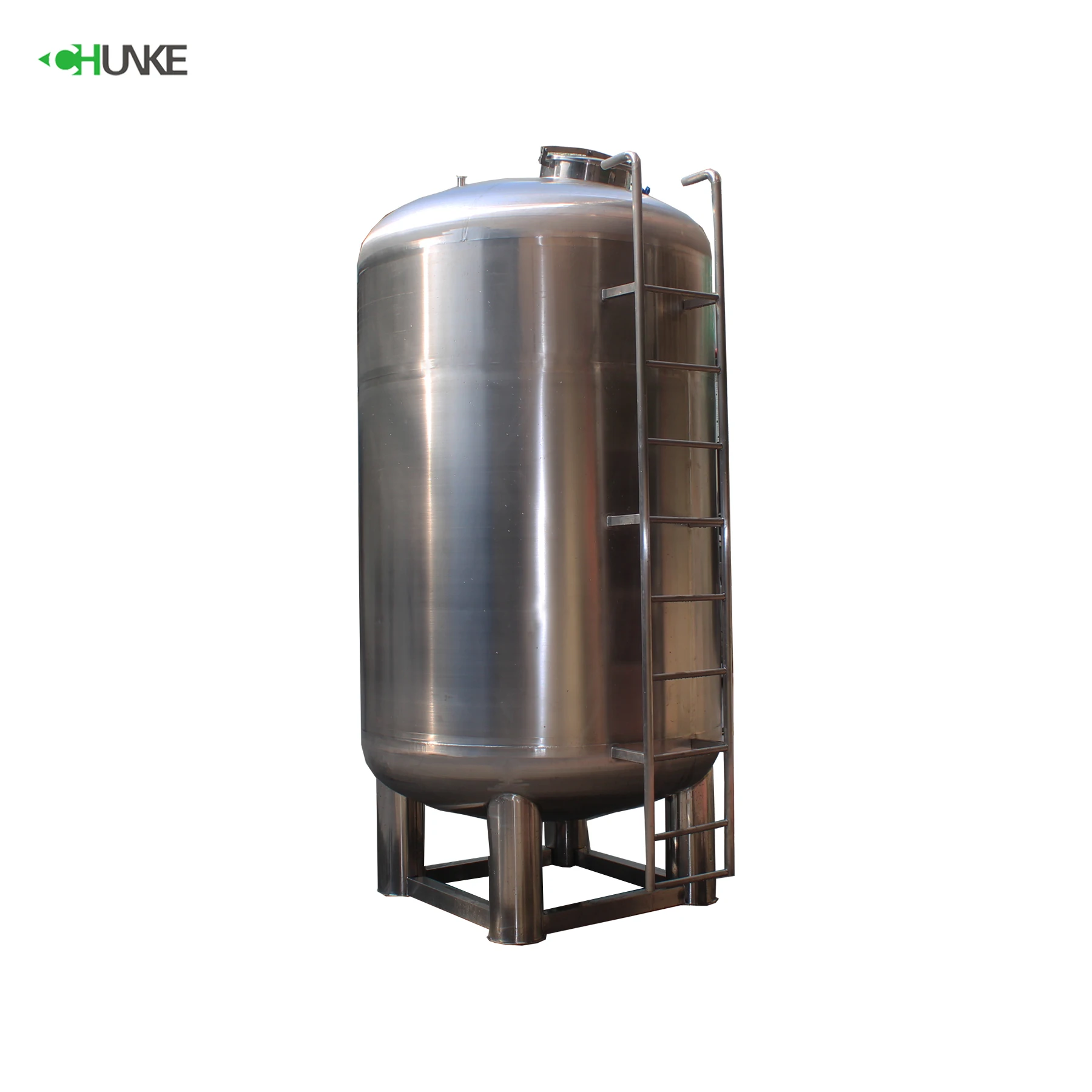 5000 Liter 304 Stainless Steel Water Storage Tank with Escalator