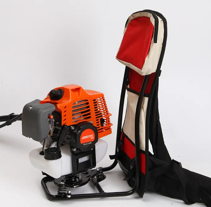 High efficiency knapsack mower